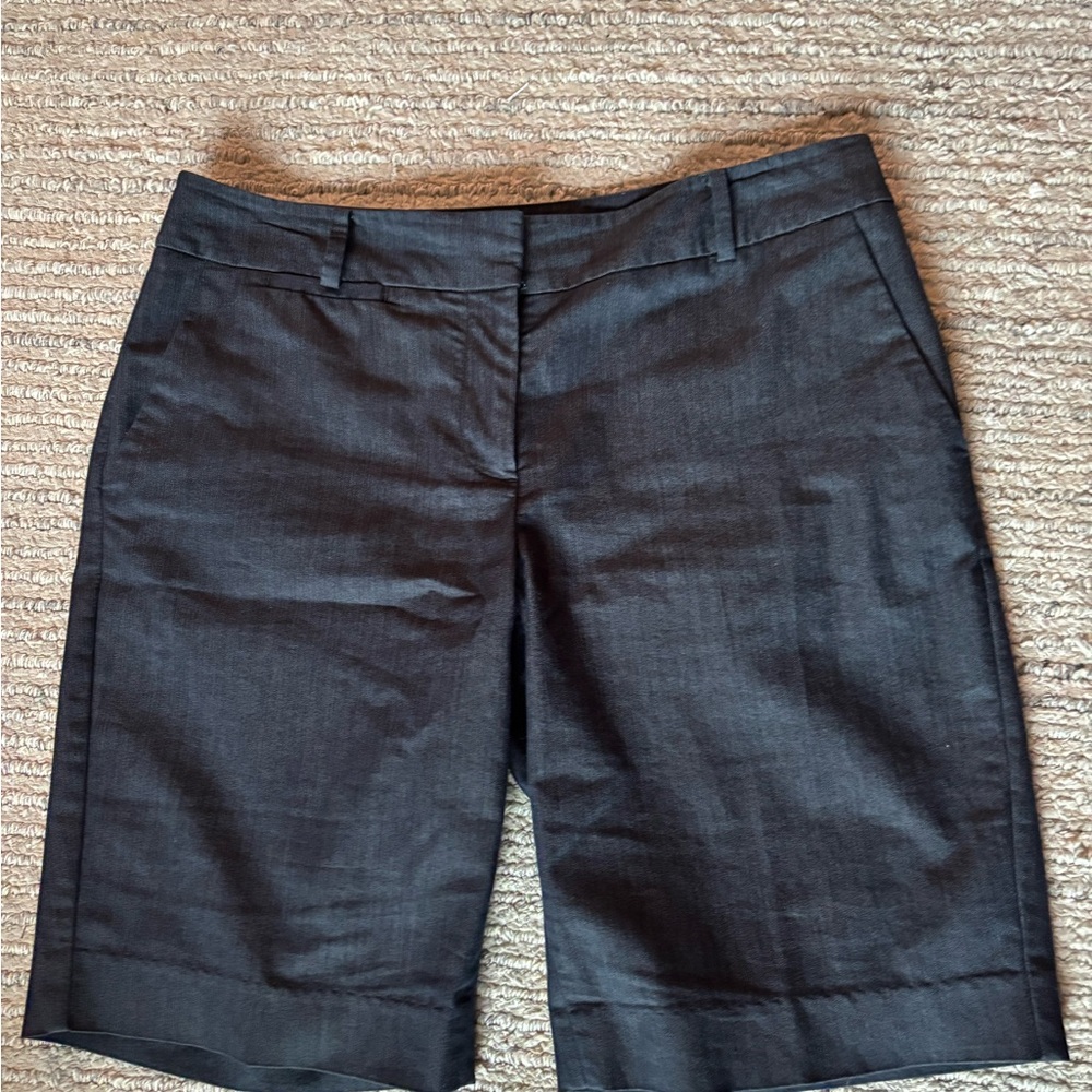Talbots dark blue Bermuda Shorts Tailored Mid-Length